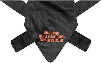 Harley-Davidson Men's Bar & Shield Polyester One Size Headwrap - Solid Black