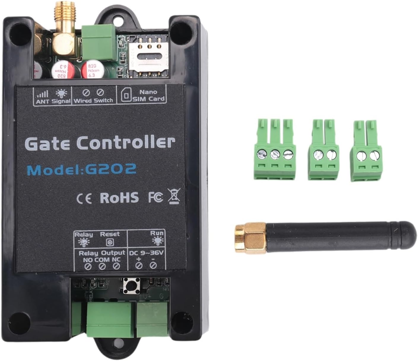 G202 GSM Gate Door Opener 4G Single Relay Switch Mobile Phone Electric Gate Remote Controller 850/900/1800/1900MHz XT