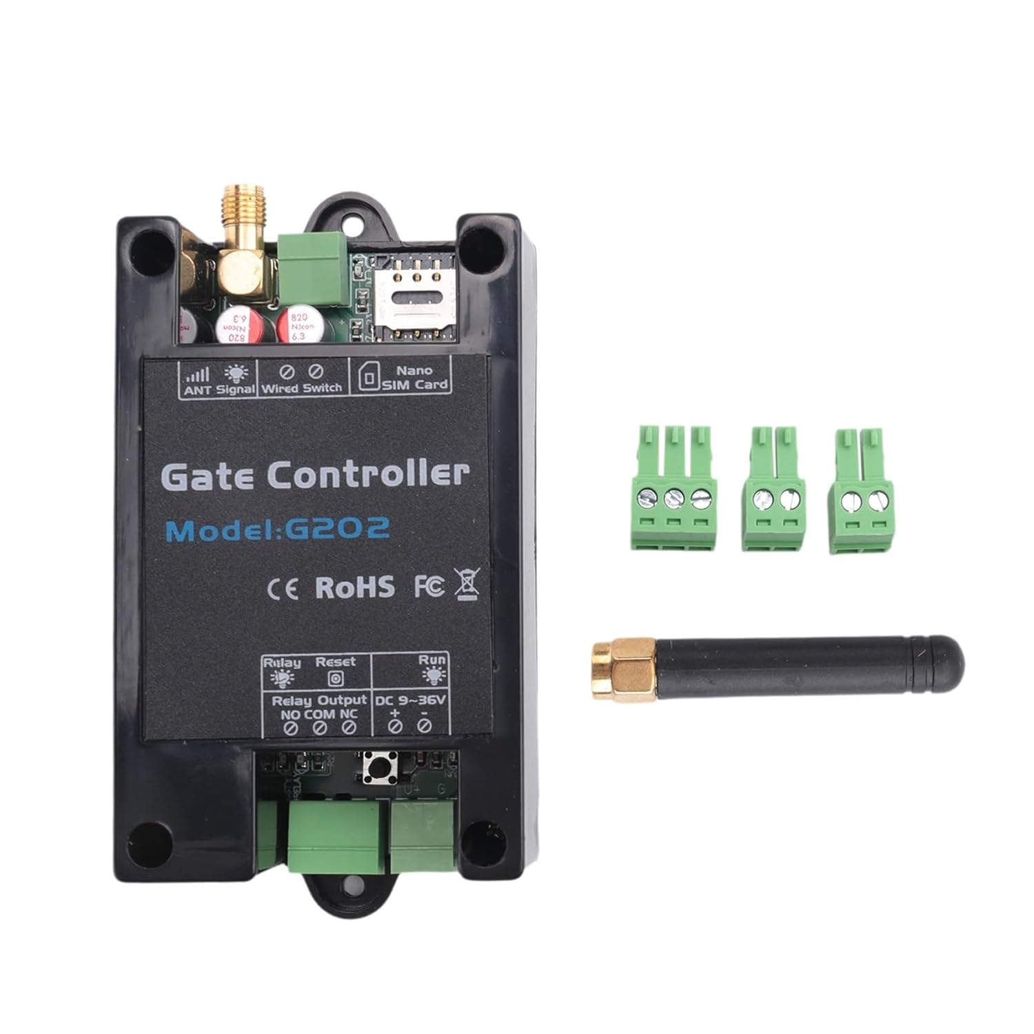 G202 GSM Gate Door Opener 4G Single Relay Switch Mobile Phone Electric Gate Remote Controller 850/900/1800/1900MHz XT