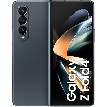 Samsung Galaxy Z Fold4 5G Mobile Phone without SIM Card Android Folding Smartphone 256 GB, Grey Green