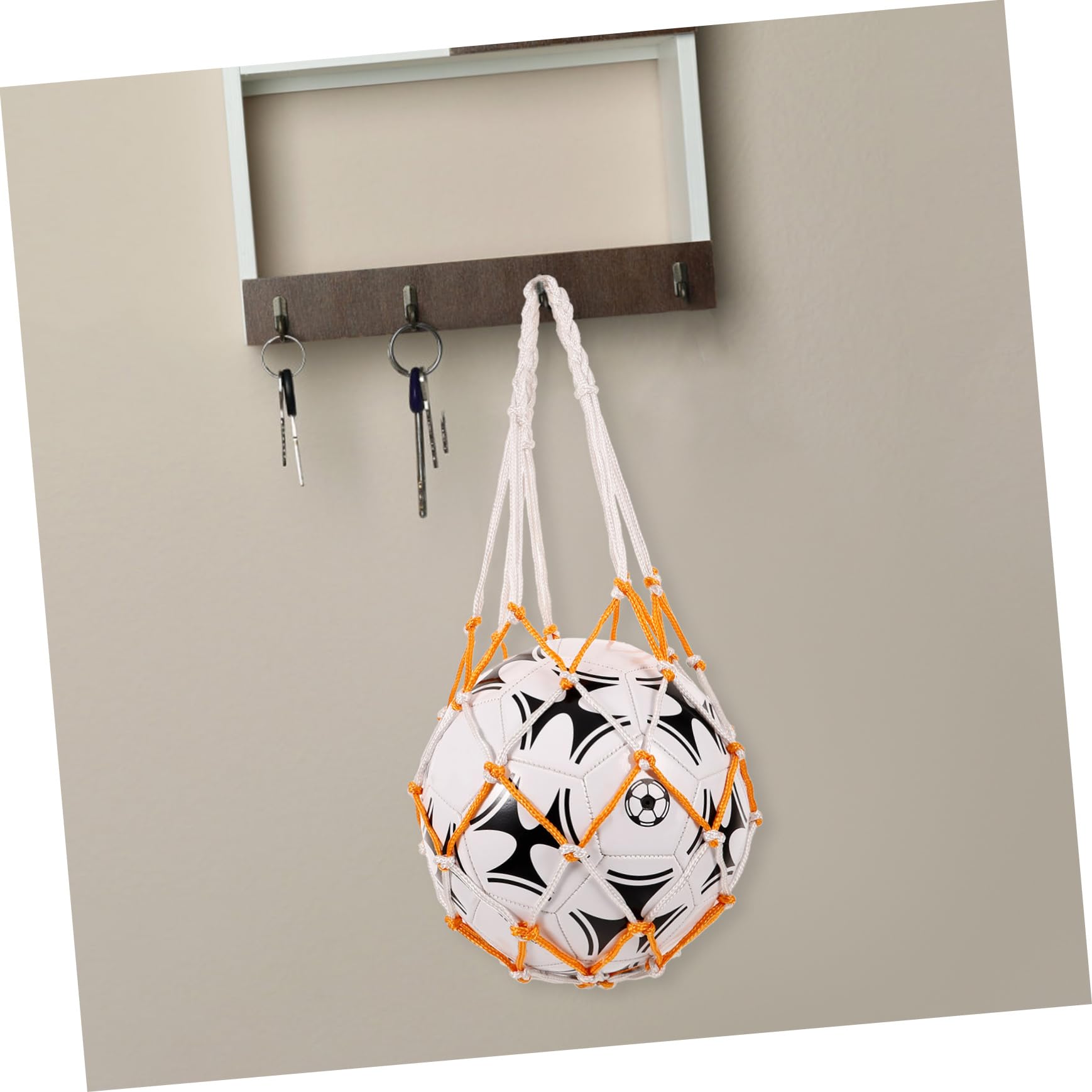 bolsa de balón， 3 uds bolsa de red contenedor de fútbol red de malla de baloncesto organizador de bolas de interior bolsa organizadora de malla bolsa de transporte de baloncesto bolsa de baloncesto