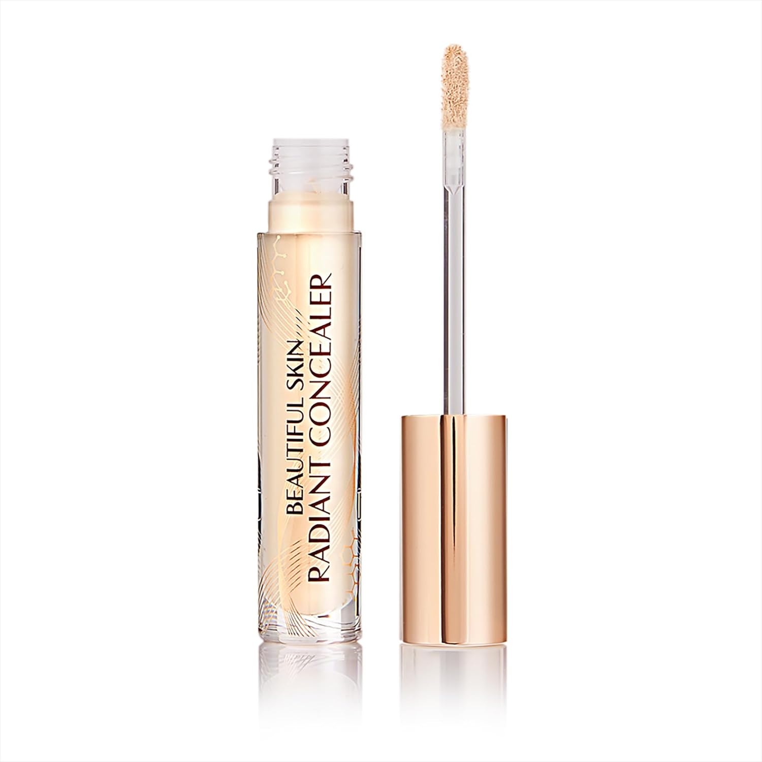 Charlotte Tilbury Beautiful Skin Concealer - Under Eye Concealer & Color Corrector for Dark Circles - Hydrating, Medium-Buildable Coverage with a Radiant, Natural-Looking Finish