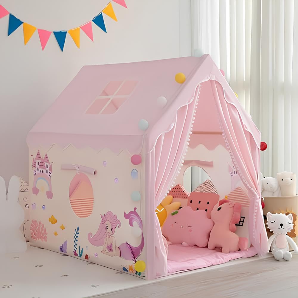 SANGANI Colorfull&Extremely Light,Kids Play Tent House for 10 Year Old Girls&Boys.,Multicolor, 1 Tent House Theme (B0CCF521G7) Amazon Price History, Amazon Price Tracker