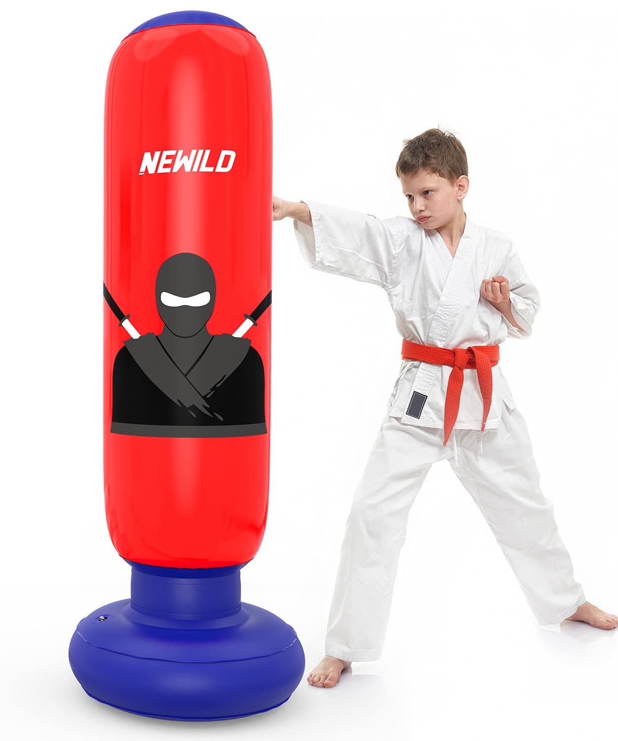 Inflatable Kids Punching Bag Ninja Punching Bag For Kids Boys