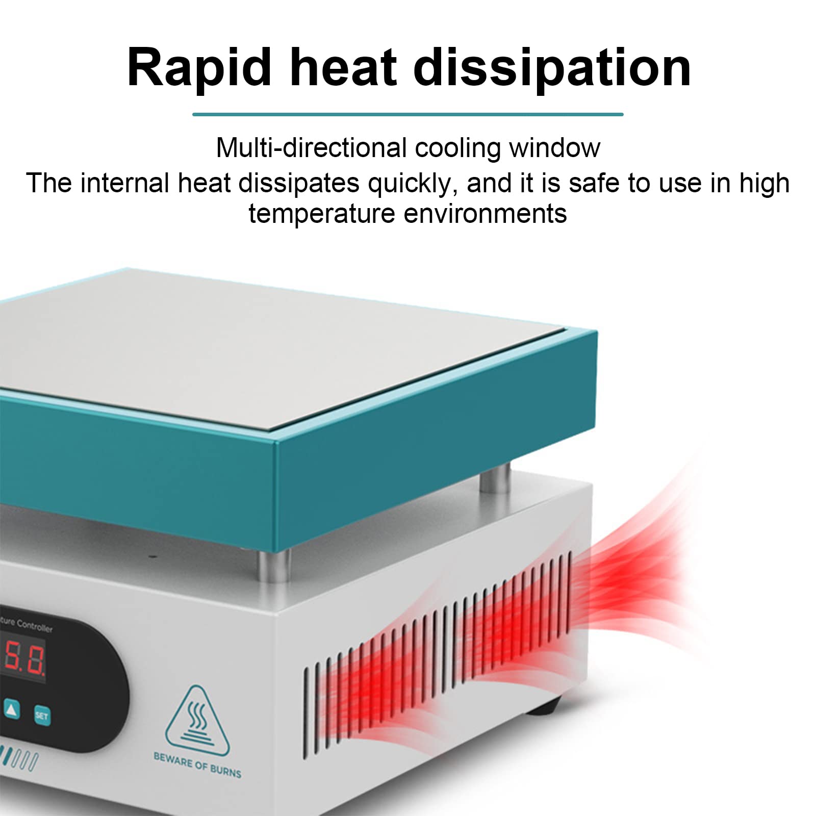 YIHUA 939D III EVO 110W soldeerstation met 4 geheugensleuven, dubbel LCD-scherm, slaapstand, 2 helpende handen, een LCD-loep en meer om te solderen en desolderen (EU-stekker