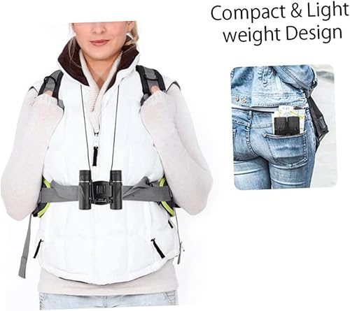 Miniatura 8 de Gatuida Strap Stud Charm Small Travel Cable Organiser 2pcs Binoculars 8x21 Telescope Binocular Telescope Long Range 1000m Telescope Fold CD Player