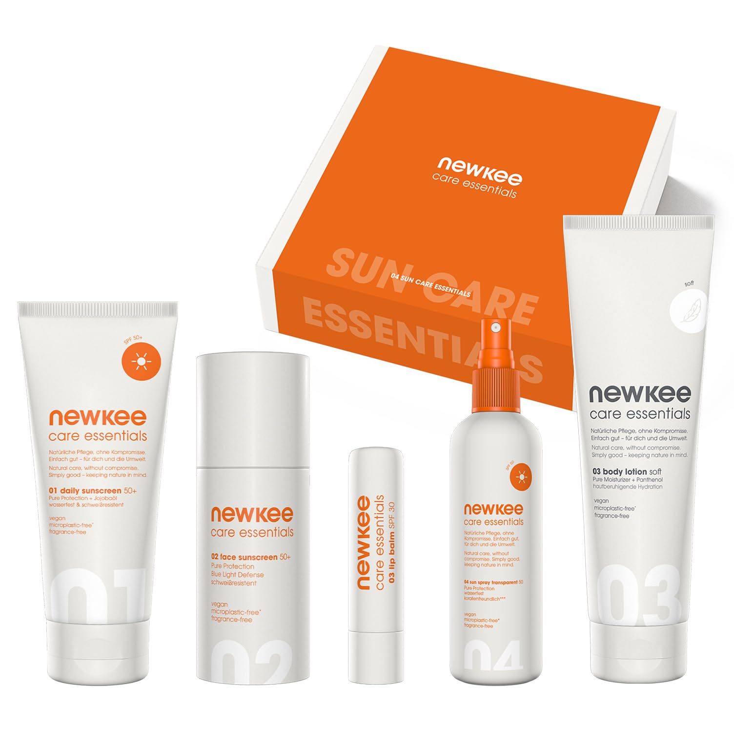 Newkee sun care essentials set