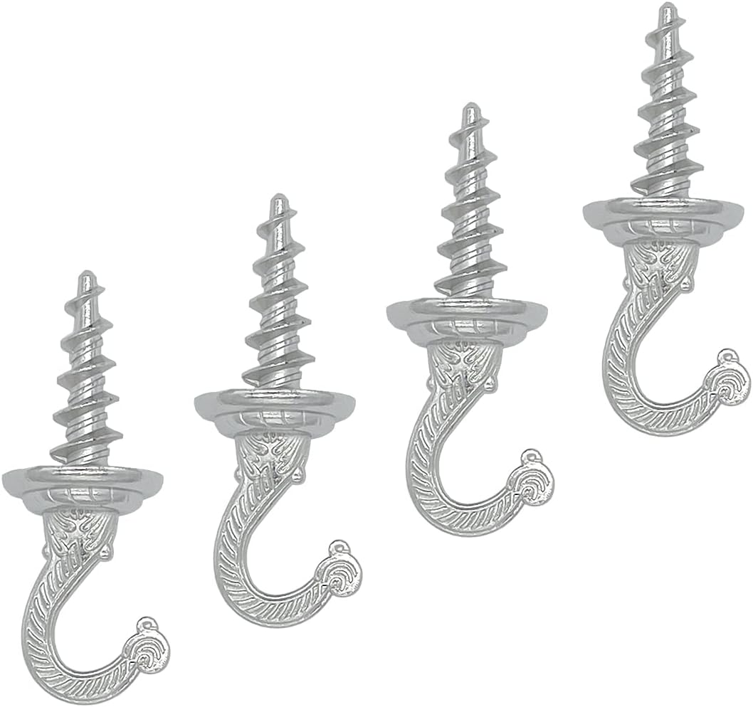 Buy 4 Pieces Swag Ceiling Hooks Heavy Duty Swag Hook Driller Hook