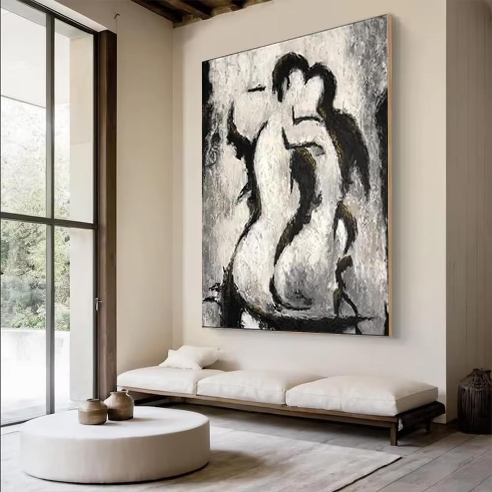 DFZEWKI Painting Bohemian Girl Wall Art Decorative Artwork, for Living Room Home Decor(60x80cm(24x31in)/No frame)