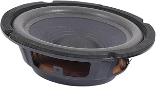 Kokiya Bass Speaker Passive Radiator Convenient, Installation Durable Repair Part Round Vibration Platen for bass Vibrating Mobile Audio Woofer, 210mmX60mm