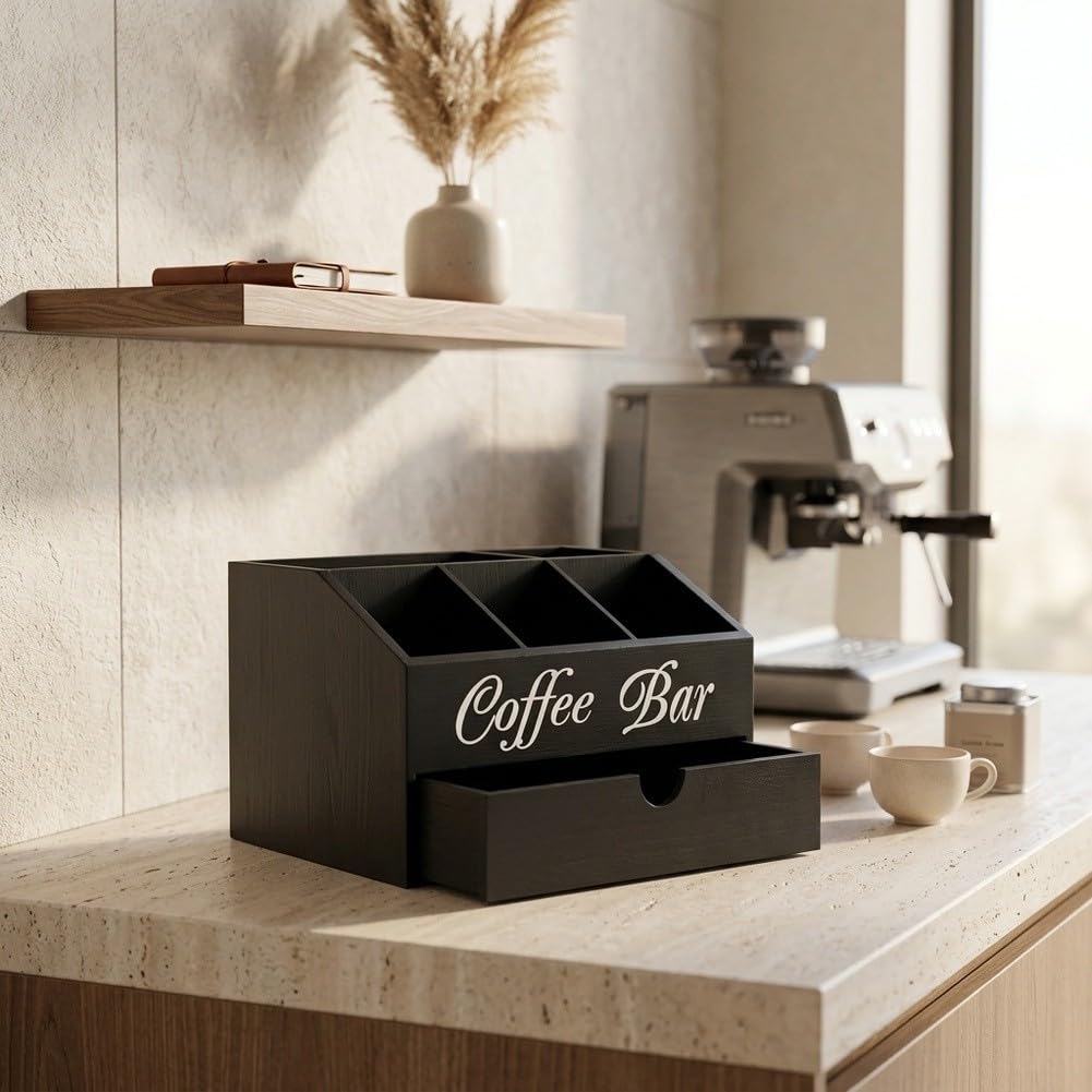 Organizzatore per caffè in 6 Scomparti Riutilizzabile Organizzatore