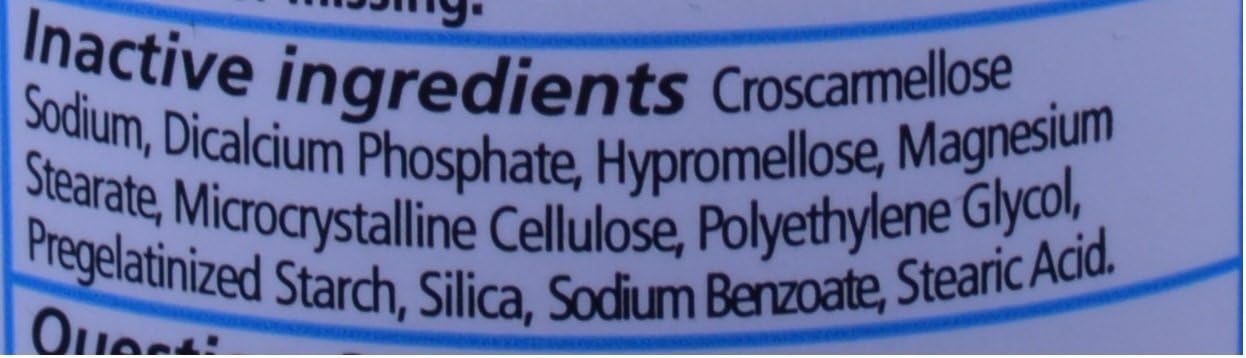 Docucate Sodium 100 mg Crushable Tablets for Gentle, Reliable Relief from Occasional Constipation Generic for Colace Crushable 100 Tablets per Bottle Pack of 6 Bottles Total 600 Tablets