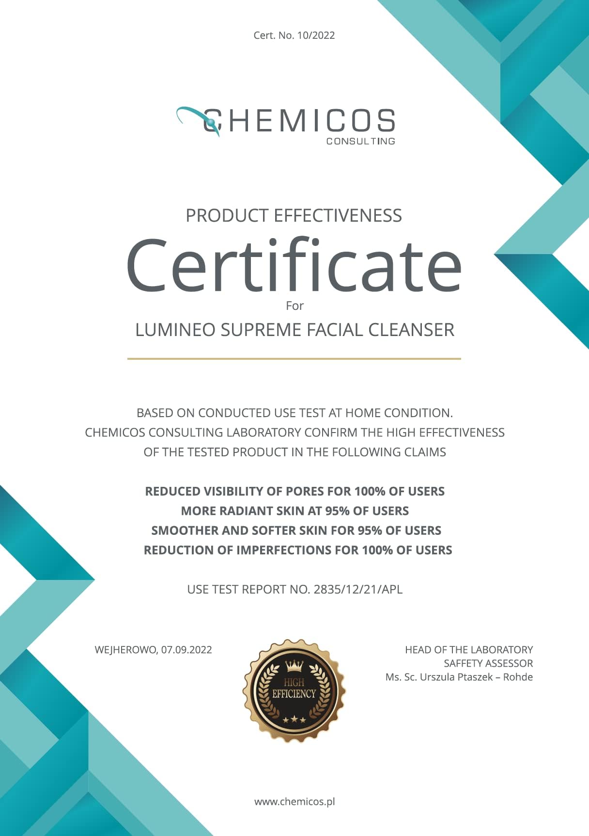 LUMINEO Brosse Électrique Visage Anti-Points Noirs & Pores, Appareil Nettoyage Rechargeable USB Peeling Turquoise