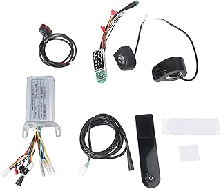 36V 350W Elektroroller Controller Set Mit LED Display Und App-Steuerung, Armaturenbrett, Gasgriff, Front- Und Rücklicht, Edelstahl ABS Gehäuse, Ersatzteil Kompatibel Mit E-Scooter
