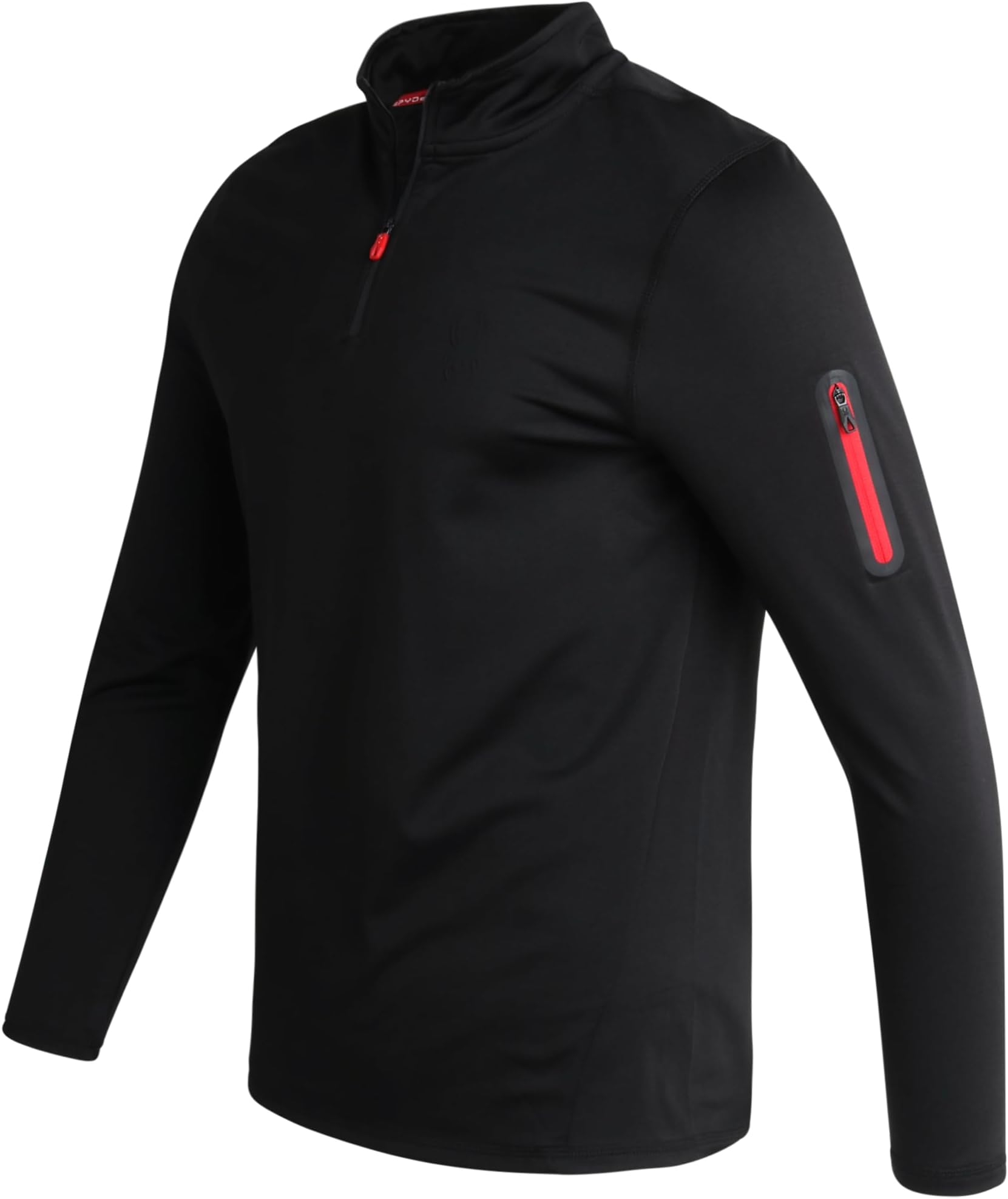 Spyder Men's Active Shirt - Quarter Zip Long Sleeve Performance Pullover - Lightweight Workout Shirt for Men (S-XL)