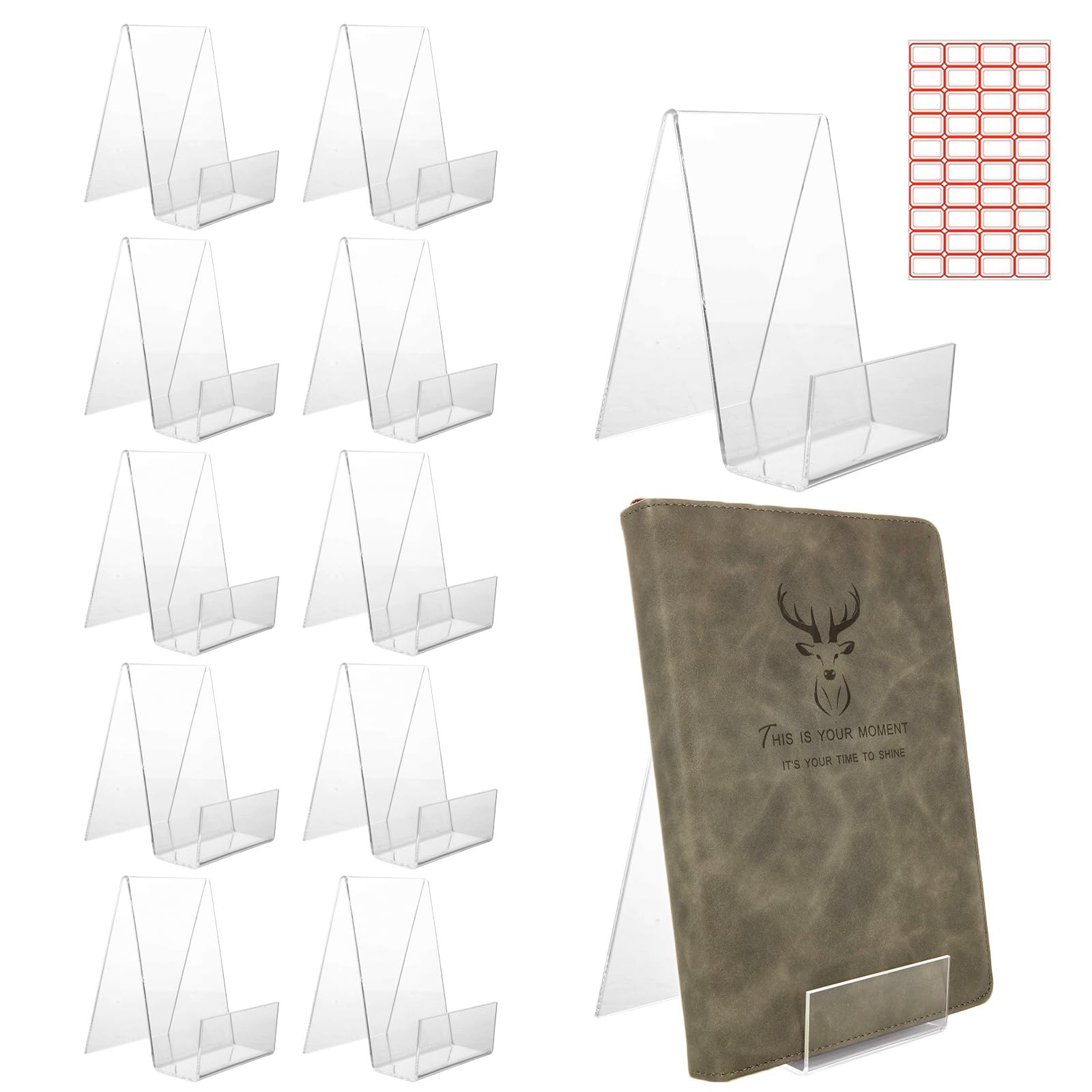 Soportes acrílicos para libros de cocina y revistas que organizan tus espacios con elegancia