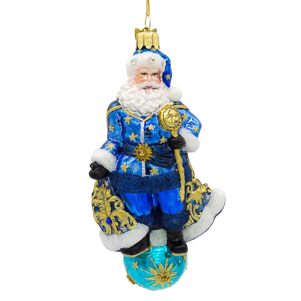 Père Noël céleste Bellissimo Kurt Adler 15 cm figurine de collection haut de gamme