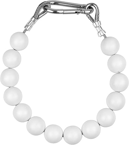 TRANSGOOD Anillo de retención para asta de bandera para mantener la bandera cerca del poste para poste de 2 a 3 pulgadas de diámetro, cuentas