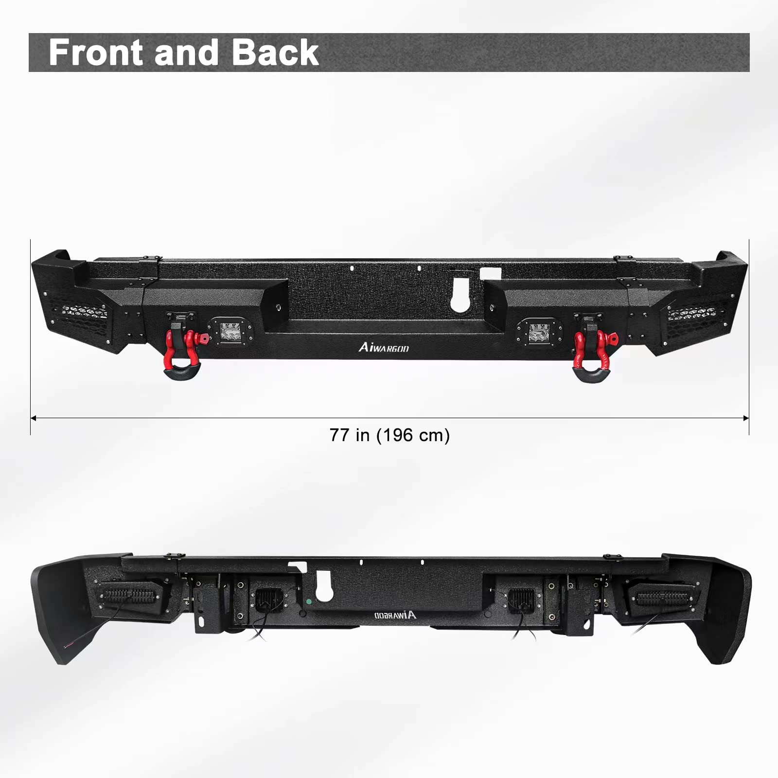 Rear Bumper Compatible with 2019 - Key Features