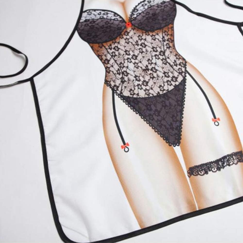 Miniatura 5 de HAKSEN Cooking Kitchen Aprons for Women Men Chef, Funny Apron, Red Swim Trunks Man