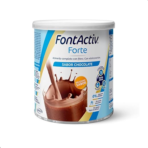 FontActiv Forte Chocolate | 800g | Suplemento Nutricional con Fibra para Adultos - 0% Azúcares añadidos