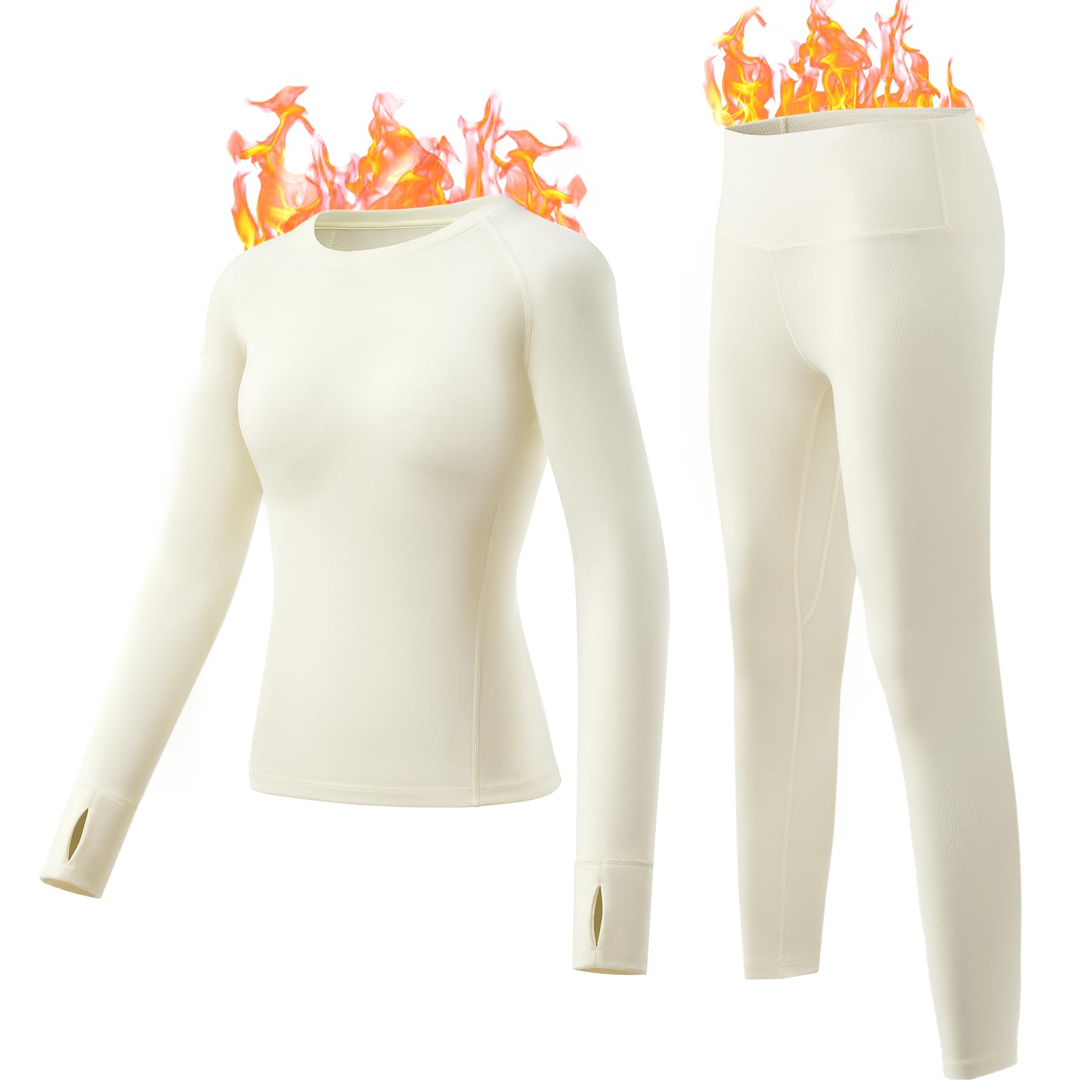 Ropa Interior térmica para Mujer, Ligera, cálida y ultrasuave