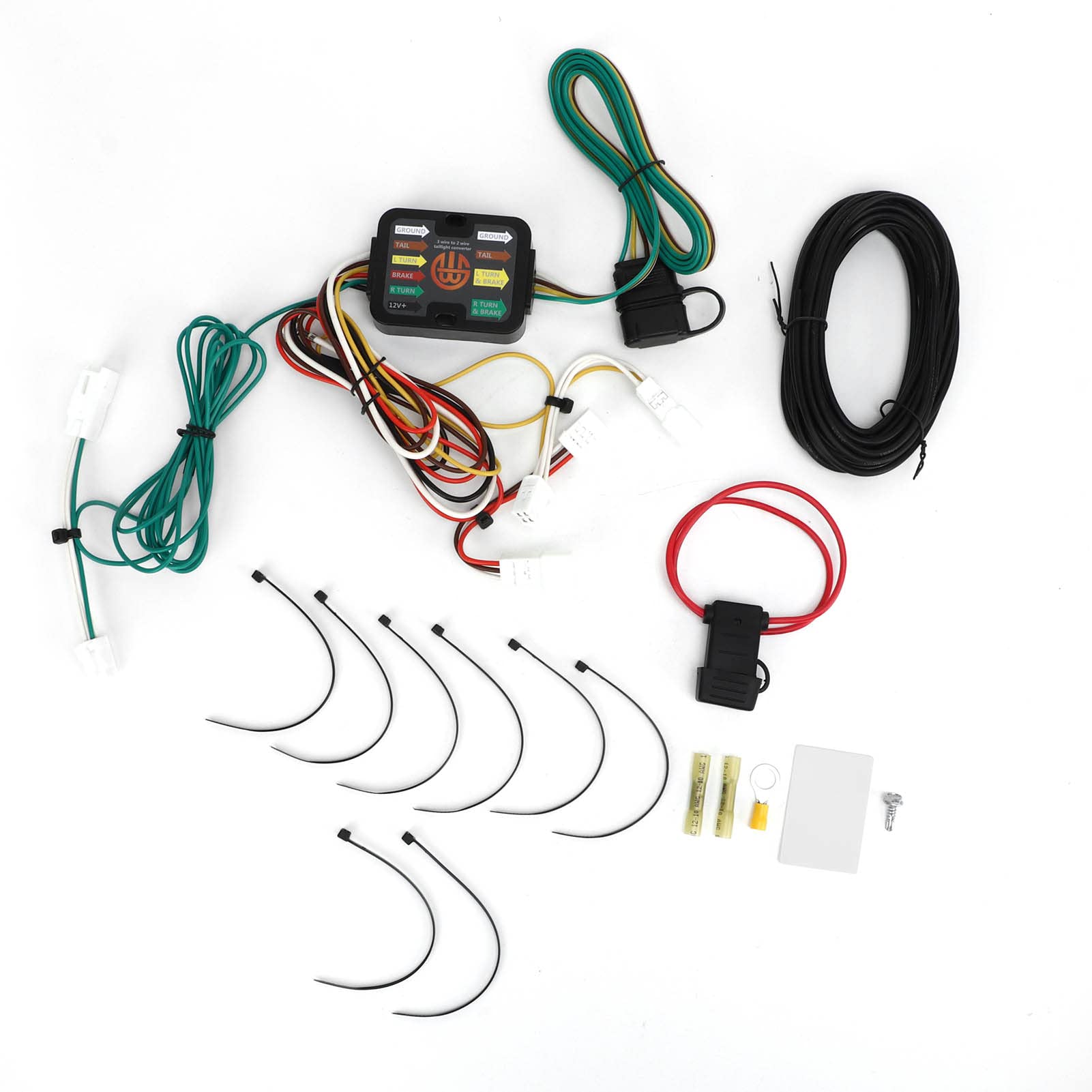 Cocoarm Arnés de Cableado para Remolque de 4 Pines, Material ABS, Fácil Instalación, Conexión Confiable para Remolques de Remolque para Sienna Excepto SE 2015 a 2020