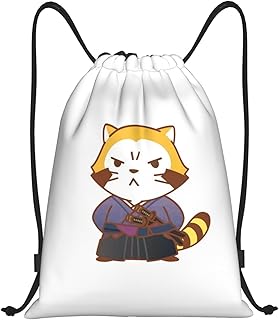 [Fasedate] あらいぐまラスカル (10) ロープ引き設計水かけ防止生地フィットネスリュックやランドセルは、スポーツ、フィットネス、ヨガ、旅行などに最適