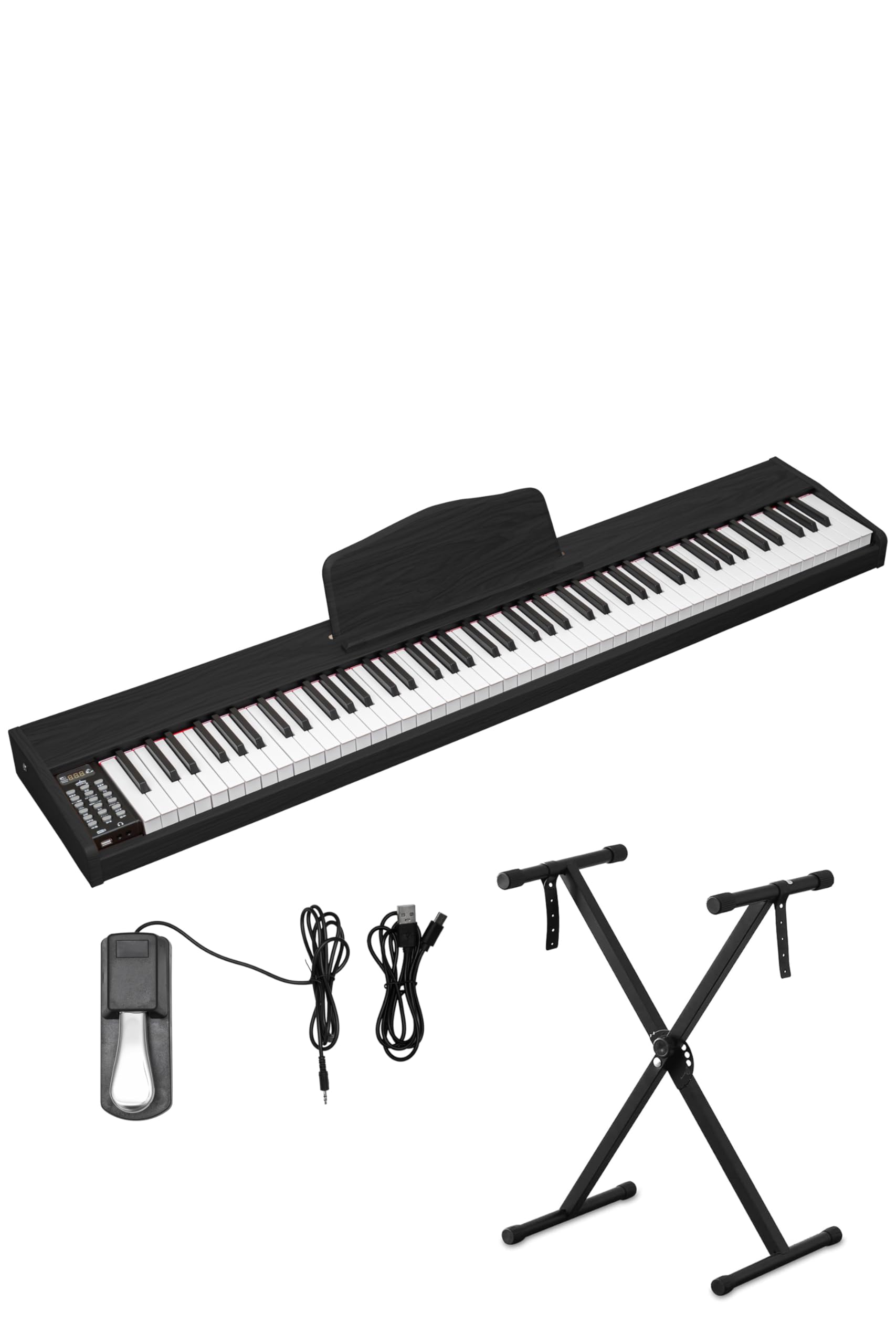 Amazon.co.jp: RiZKiZ 電子ピアノ 88鍵盤 電子キーボード ピアノ MIDI