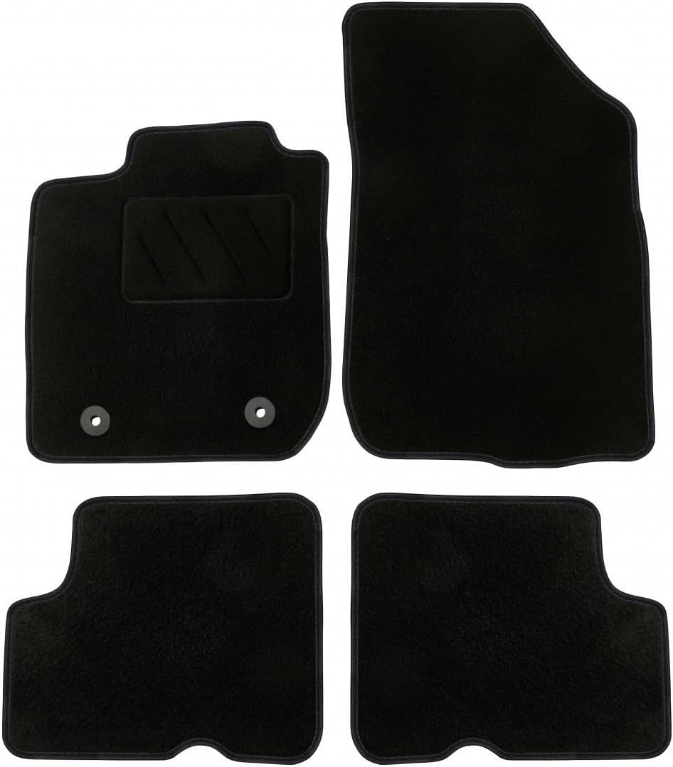 Tapis de Sol de Voiture No.77 pour DS 4 II 2021-2026 TPE Antidérapant Noir 3Pcs