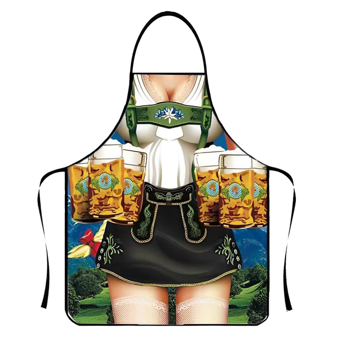 WUSJCOF delantal de cocina, delantal de cocina sexy, regalo divertido para esposa, delantal de cocina para mujer, delantal personalizado