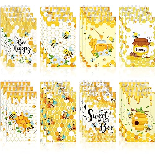 Mini carnet de poche à spirale abeille pour occuper les enfants partout