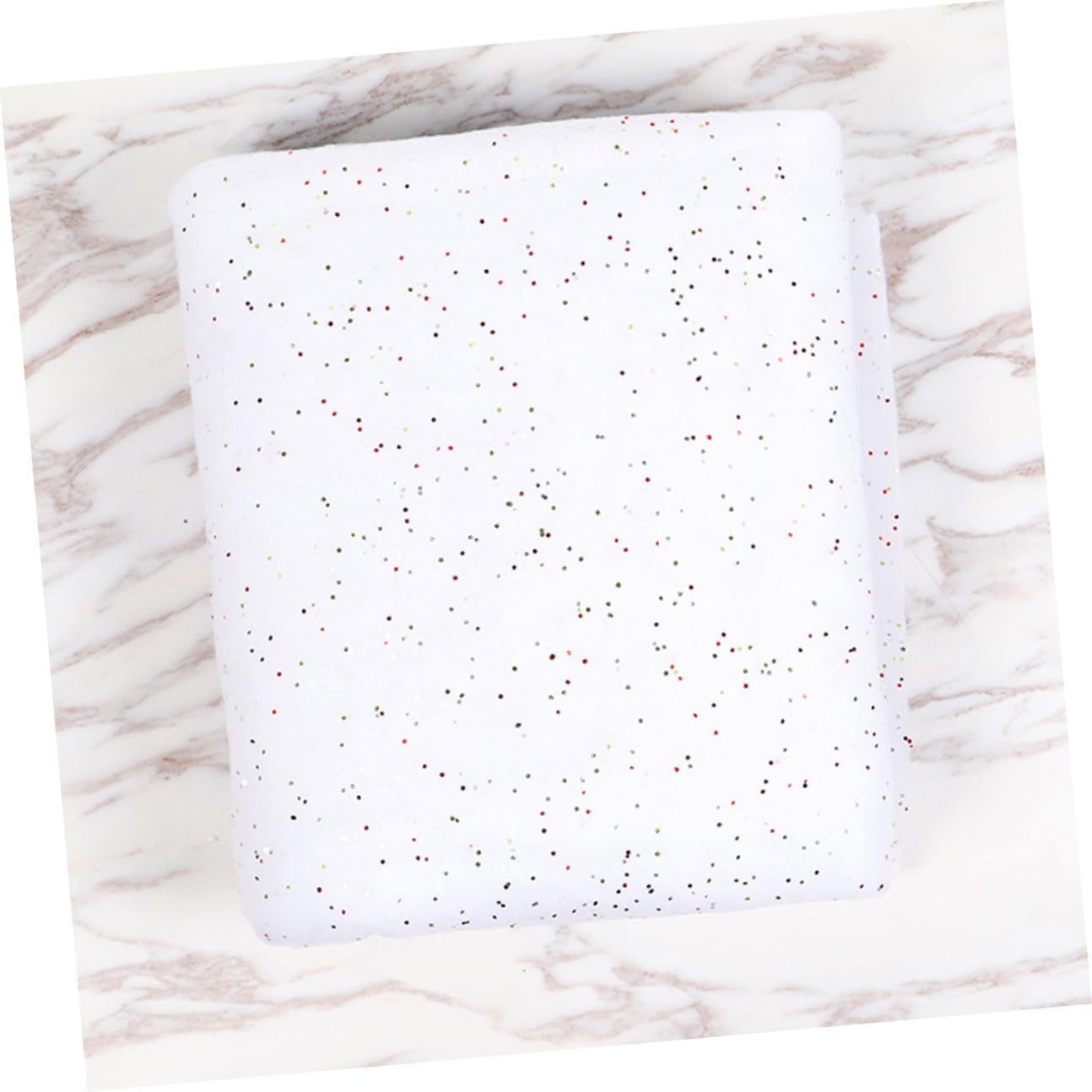 Artificial Snow Carpet 92x154cm Fake Snow Decor White for Indoor Winter Village Display