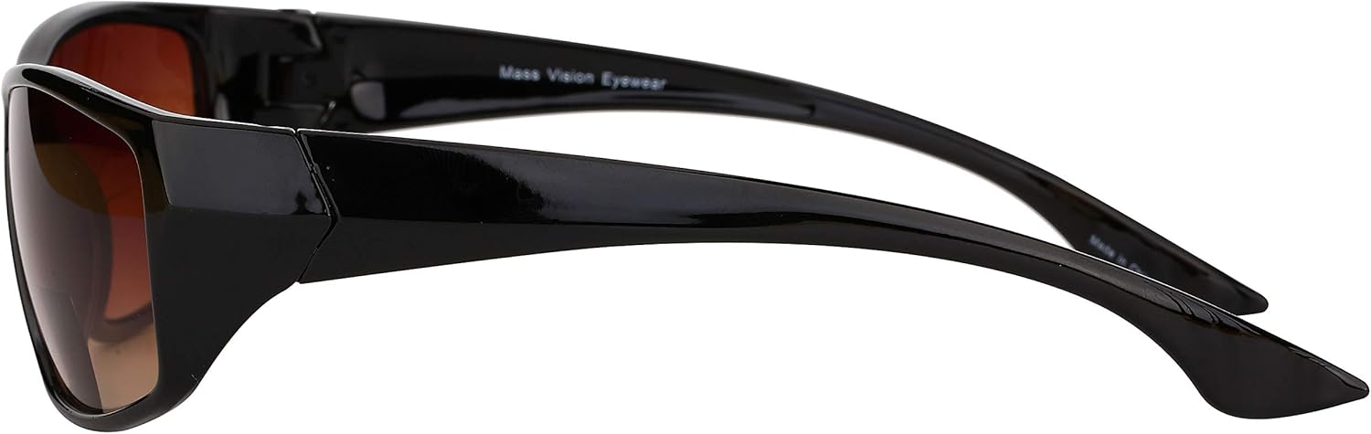 Mass Vision 'The Elites' 3 Pair of Our Most Popular Unisex Sport/Casual Bifocal Reading Sunglasses Featuring HD Lenses