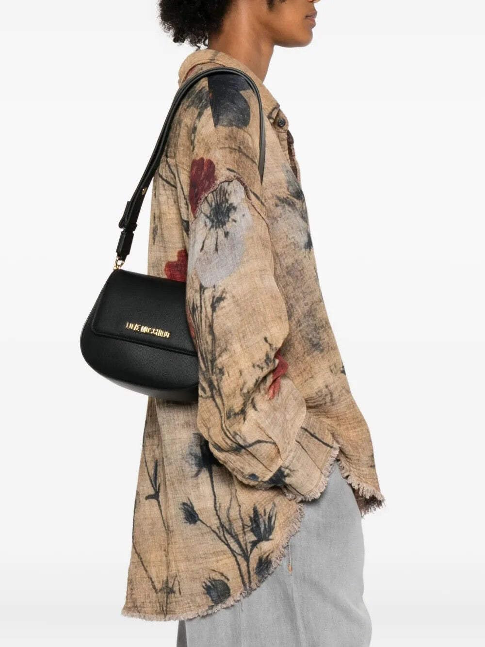 Image secondaire de Sac à main Love Moschino en PU noir élégant