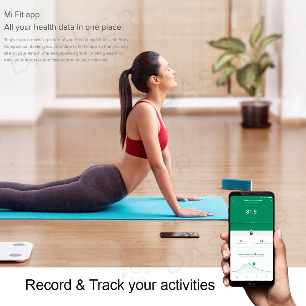 Xiaomi Mi Smart Body Fat Scale 2 Bluetooth 5.0 Bilancia Monitor Display LED