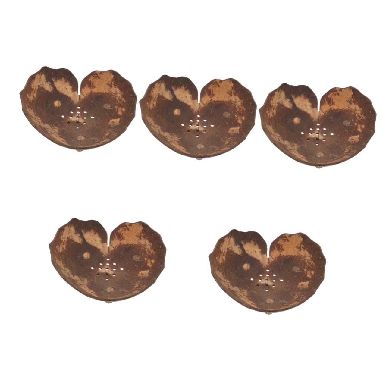 Cabilock 5 Piezas Jabonera Decorativa de para Encimera Resistente al Desgaste con Diseño de Drenaje para Baño y Cocina