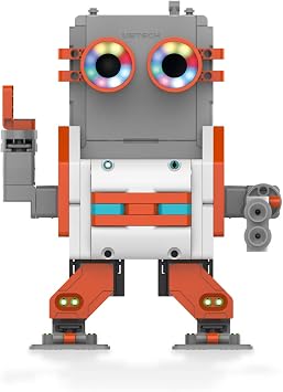 UBTECH JIMU Robot Astrobot Series: Cosmos Kit/App-Enabled Building and Coding STEM Learning Kit (387 Parts and Connectors), Orange