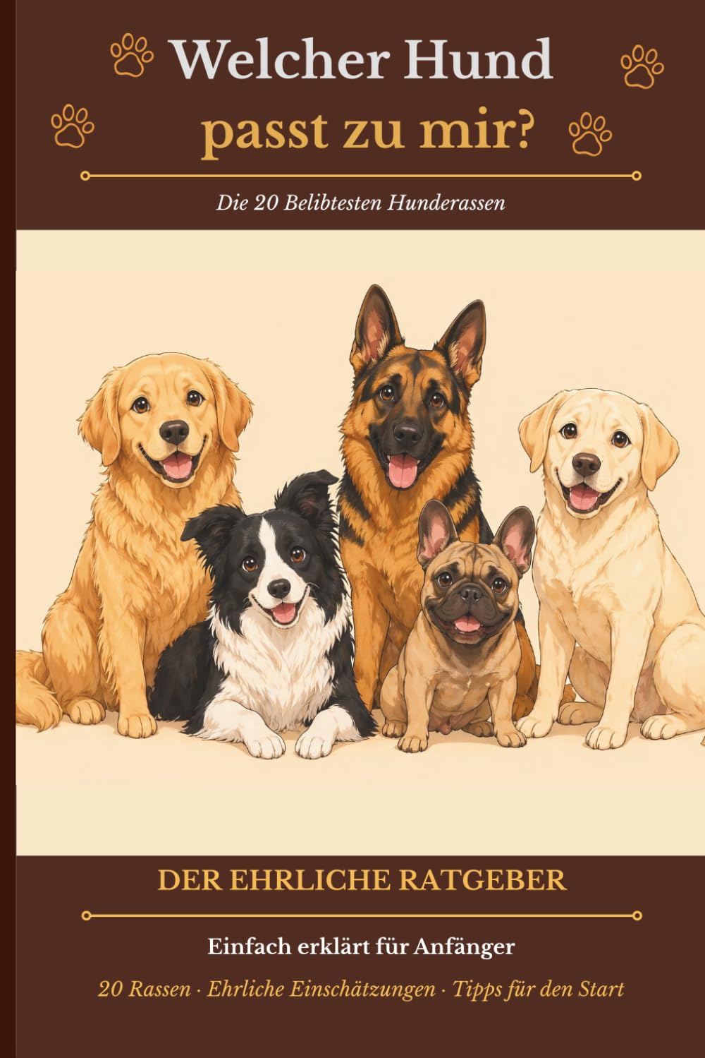 Welcher Hund passt zu mir?: Die 20 beliebtesten Hunderassen einfach erklärt,Der ehrliche Ratgeber für Anfänger