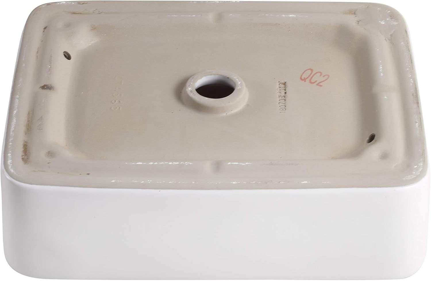 Tесh Dеаlѕ 🔥 Elanti Collection EC1606 Elanti 1606 Porcelain Rectangular Vessel Sink, (18.8 x 14.5 x 5.2 Inches)