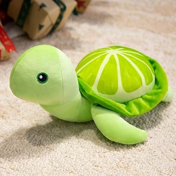 25cm/Cute Turtle Stuffed Animals, Soft Sea TurtlePlush Toy Tortoise Plushies Pillow - Stuffed Turtle Gift for Kids Birthday Valentines Deco Green
