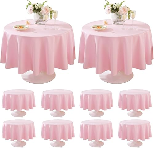 Craft and Party 10 manteles redondos para el hogar, fiestas, bodas o restaurantes.