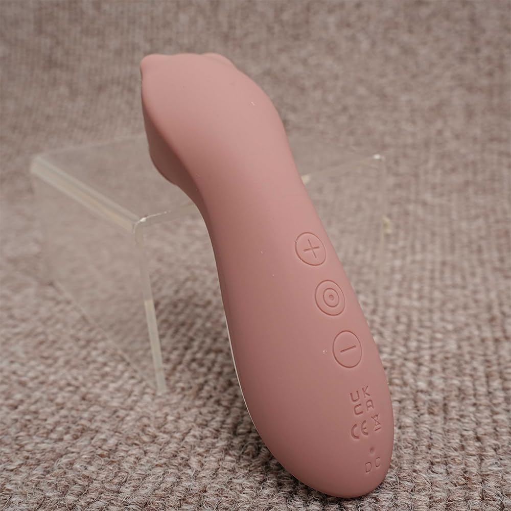 Sucking Vibrator Female Sex Toys, Cute Bear Shape Clitoral Vibrators with 10 Suction Frequency, Powerful Quiet Clitoris Nipple Stimulator Adult Toys for Women Couples (Brown)