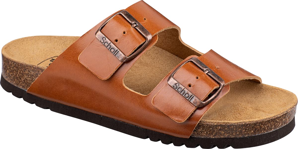 Scholl Women's Josephine Sandal, Cognac, 8 UK