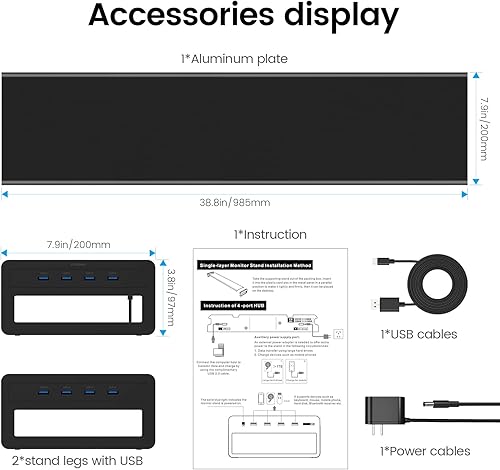 Miniatura 7 de Soporte de monitor dual - EE. UU.
