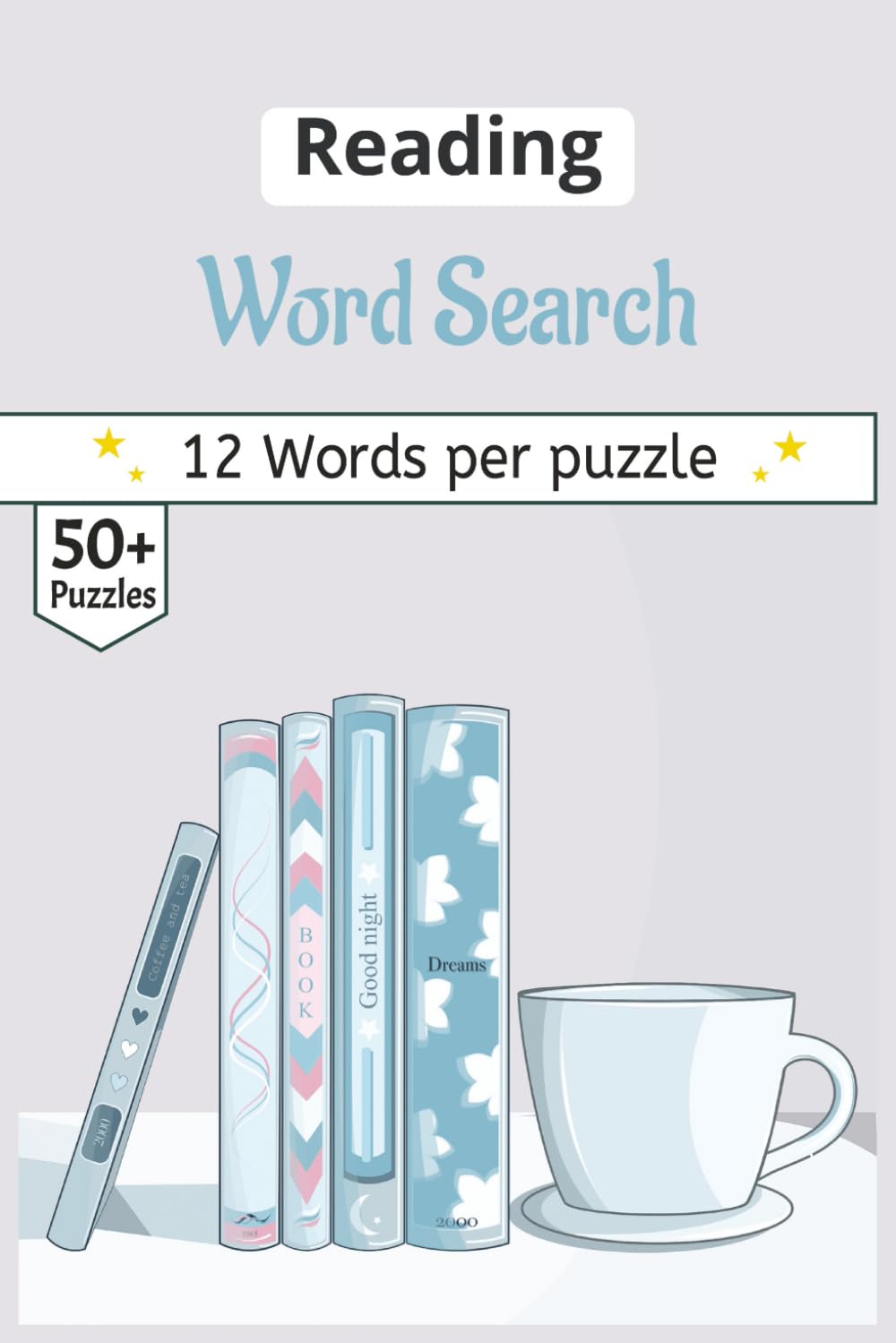 Reading Word Search: 50+ Reading-Themed Word Searches | Compact 6x9 Size