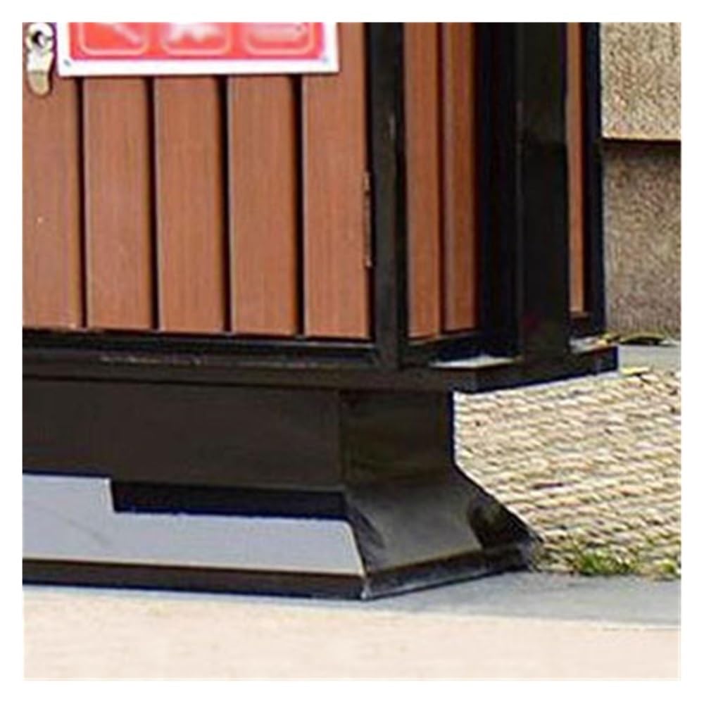 Outdoor Trash Can, Chinese Style Imitation Antique Trash Can Outdoor Scenic Spot Metal Rubbish Bin