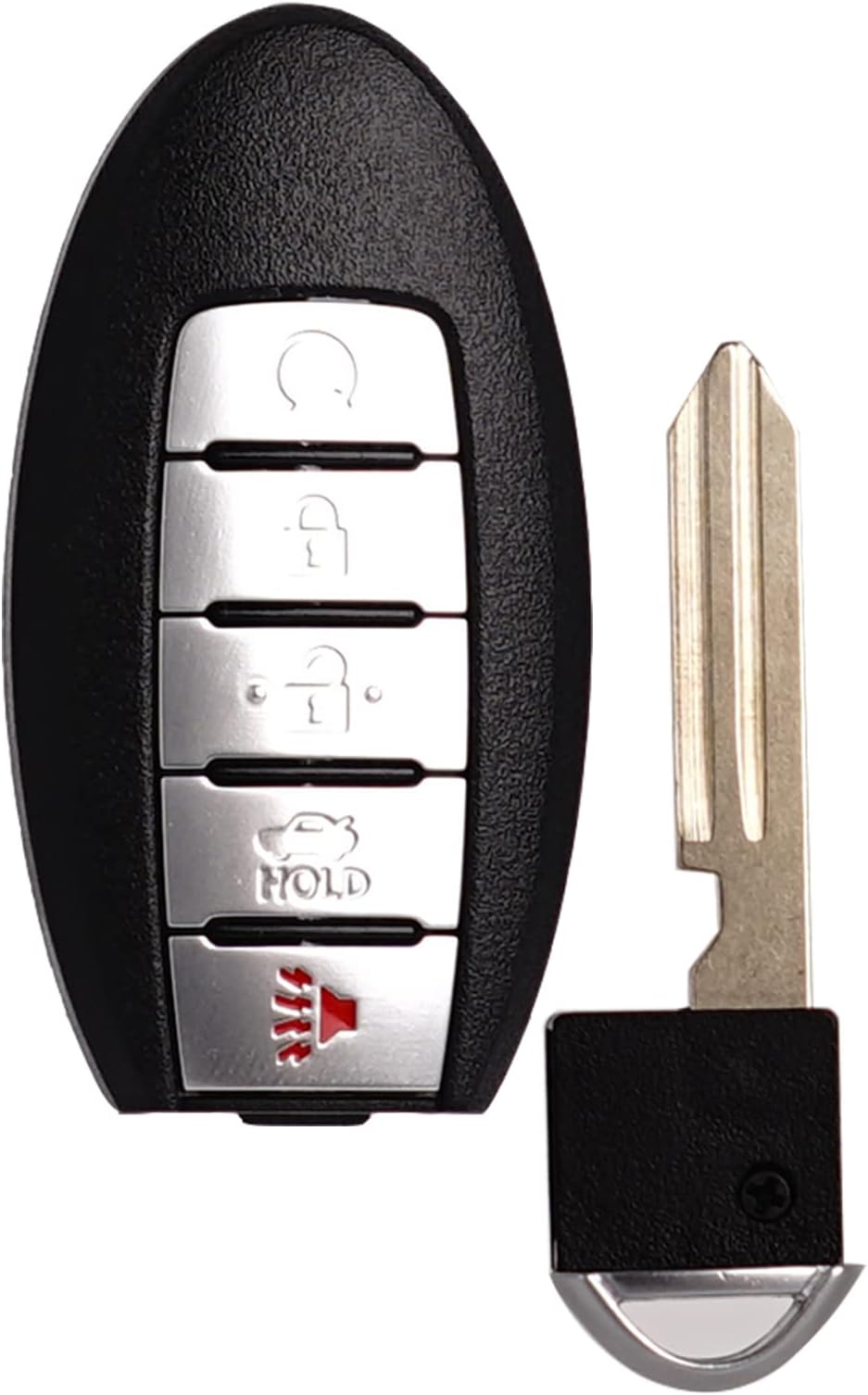 Remote Key Fob Replacement 5 Buttons Fits for Nissan Altima Maxima 2016 2017 ...