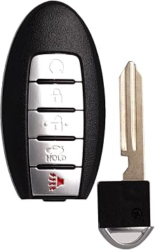 SUPALAND Remote Key Fob Replacement Fits for Nissan Altima Maxima 2016 2017 2018 Infiniti Q50 Q60 Push Start Button Smart Proximity Keyless Entry Remote Control KR5S180144014 S180144310 5 Buttons