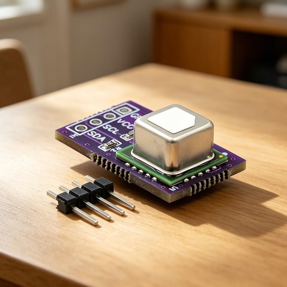 SCD40 - Módulo de sensor con temperatura y humedad, interfaz I2C alto para agricultura HVAC, hogar inteligente, diseño compacto
